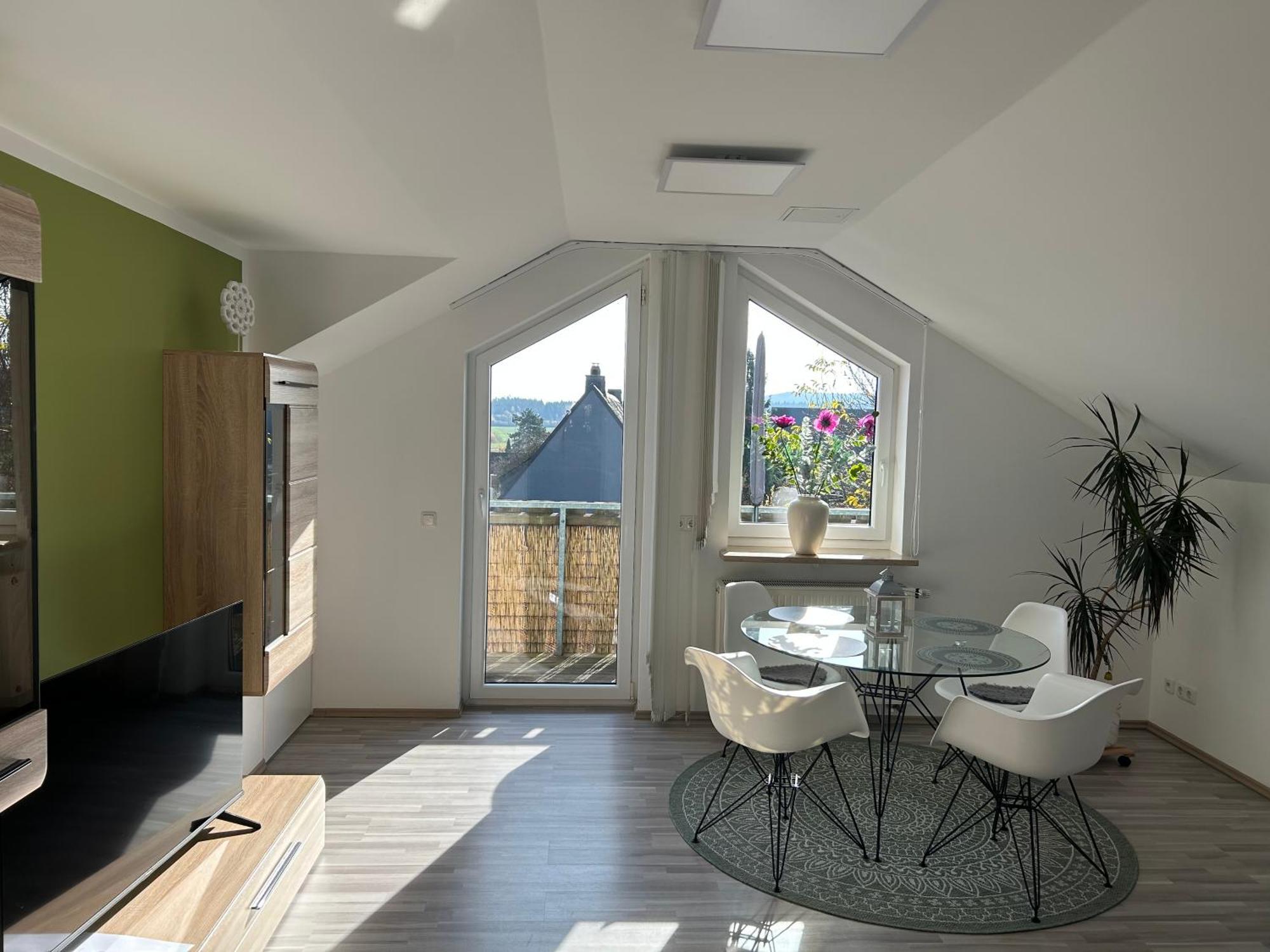 Apartment Kornbergblick Schwarzenbach an der Saale Экстерьер фото